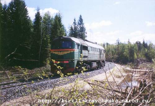 Фото 05. 2005-05-20. М62 на пути к лесопогрузу