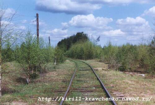 Фото 23. 2005-05-20. Железная дорога на Малуксинские карьеры