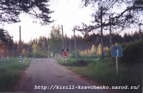 Фото 04. 2005-06-22. Железнодорожный переезд на рзд.Генерала Омельченко (бв.131-й км)