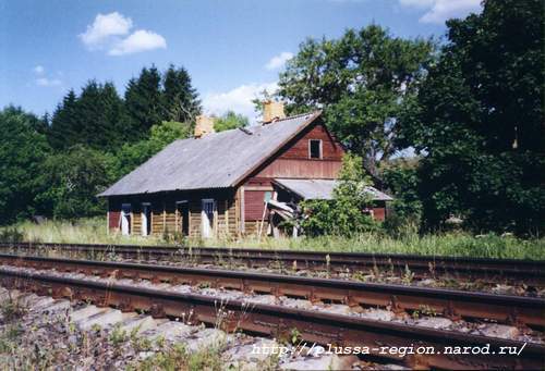Фото 19. Старый железнодорожный дом на перегоне Плюсса - 197й километр